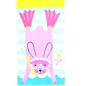 Pottery Barn Kids Beach Towel Bunny